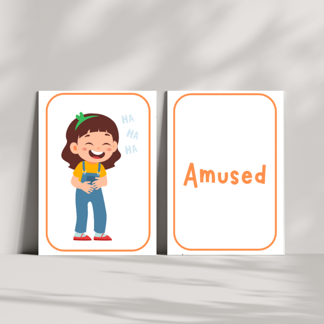 Emotion Matching Flashcards Printable | Feelings & Emotions Cards for Kids | SEL, SEN & Early Years Learning