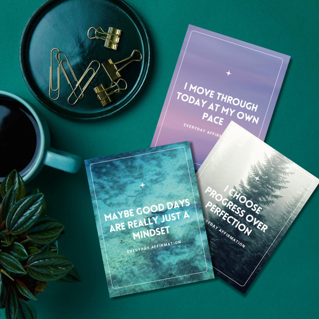 85 Everyday Affirmation Cards | Nature-Inspired Printable Mindset Cards