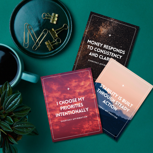 85 Everyday Affirmation Cards | Nature-Inspired Printable Mindset Cards