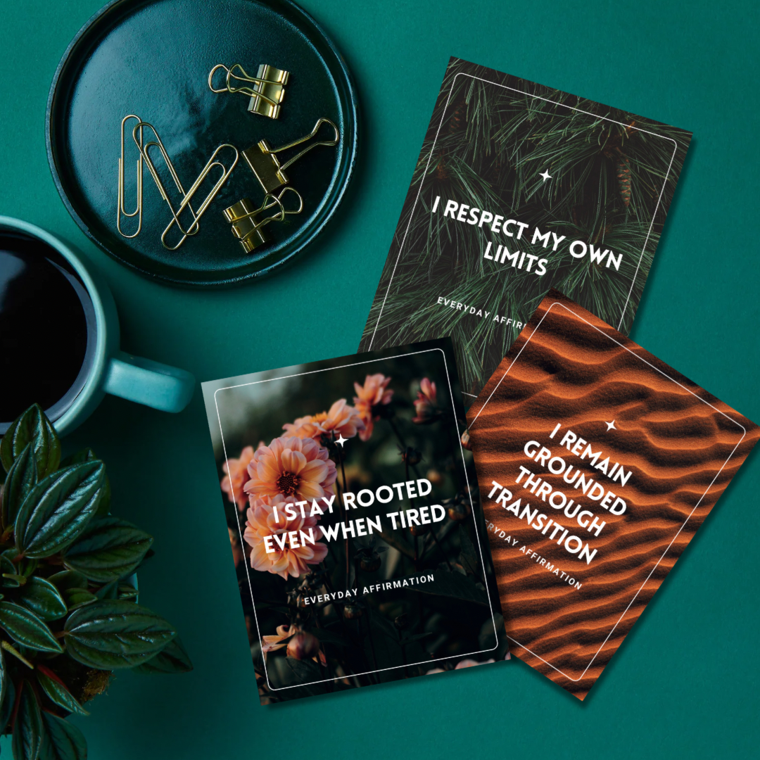 85 Everyday Affirmation Cards | Nature-Inspired Printable Mindset Cards