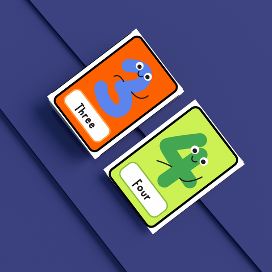 Colourful Number Flashcards for Kids | Printable 1-10 Counting Cards