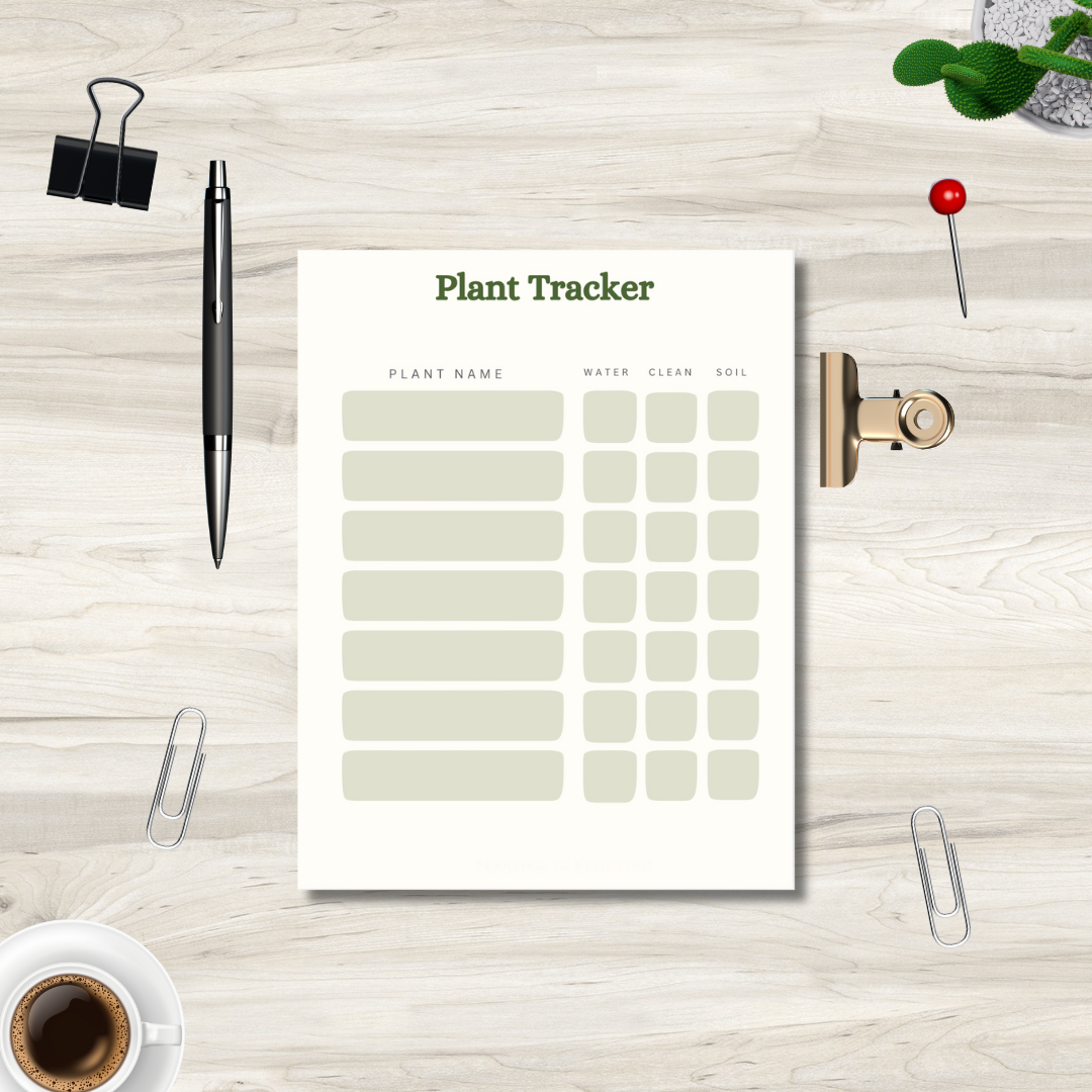 Printable Gardening Planner | 12 Page Garden Planning Binder, Plant Tracker, Watering Schedule, Expense Tracker, Seasonal Planner | PDF Download