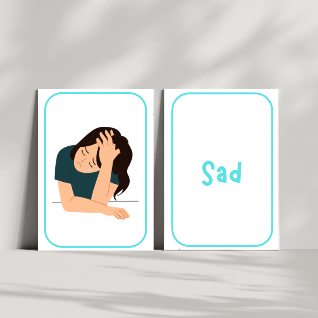 Emotion Matching Flashcards Printable | Feelings & Emotions Cards for Kids | SEL, SEN & Early Years Learning