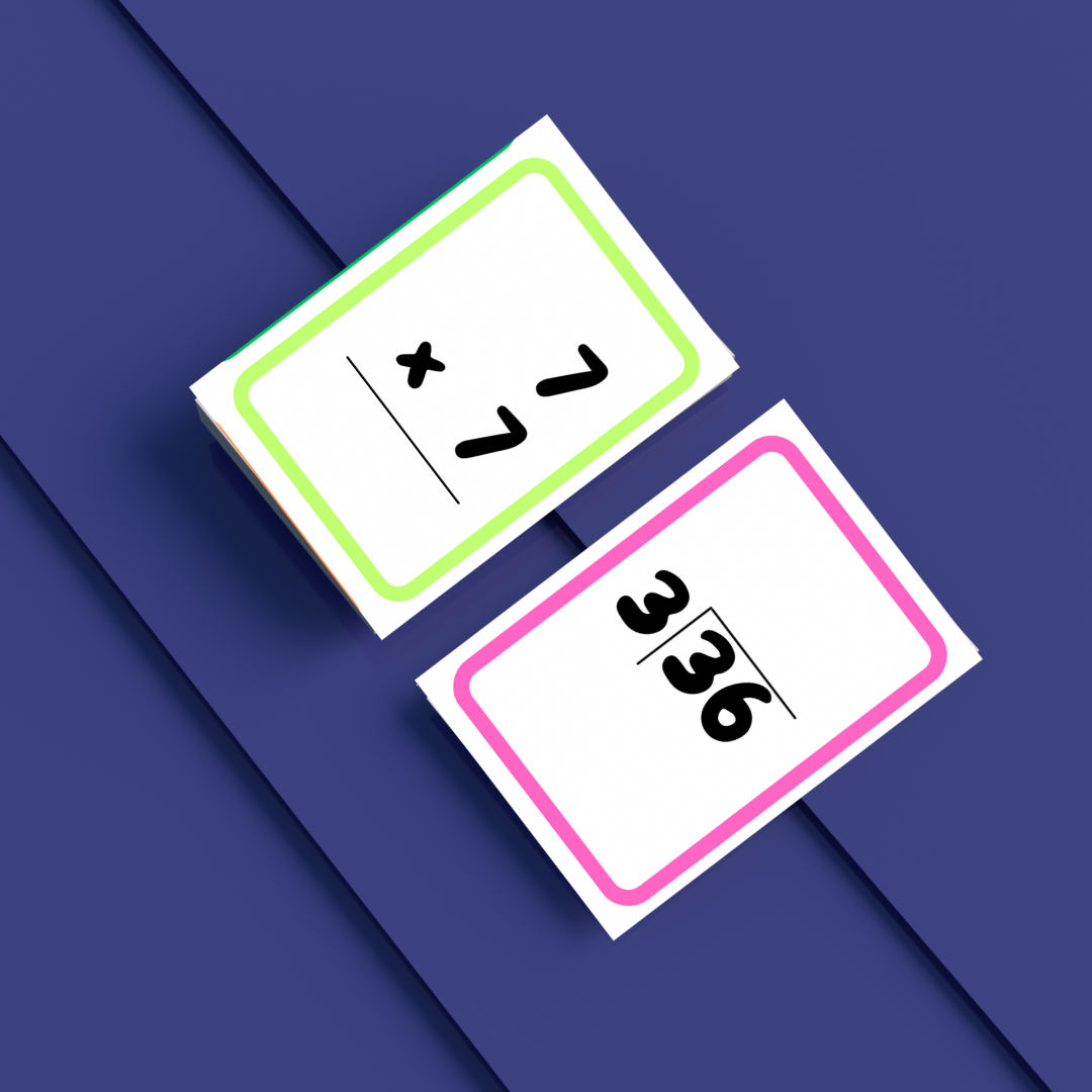 Multiplication & Division Flashcards | Printable Maths Learning Cards